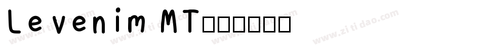 Levenim MT字体转换